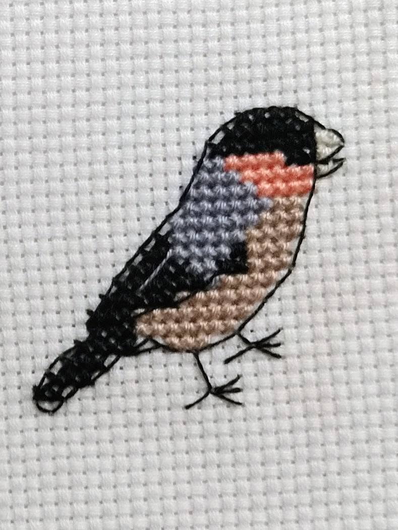クロスステッチで描いたウソ